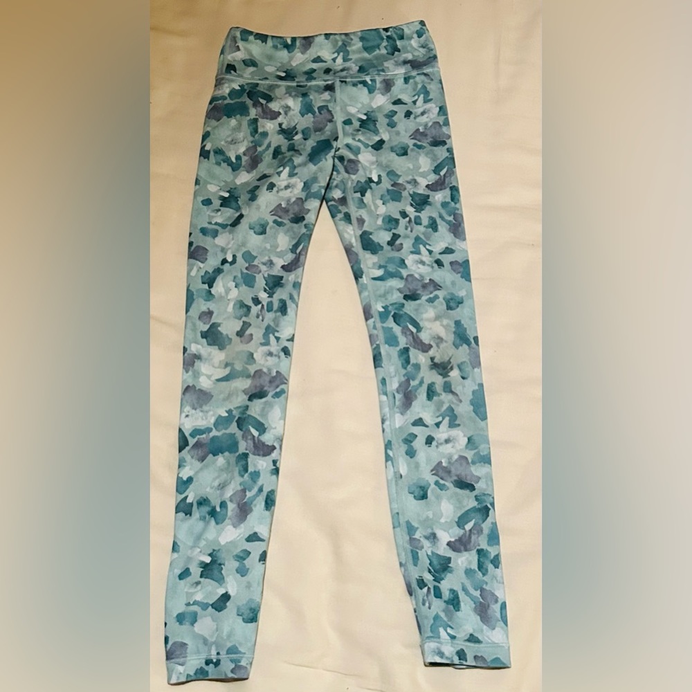 Athleta Girl Printed High Rise Chit Chat Leggings - Size M/8-10